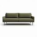Sofá de tecido verde escuro para sala de estar 200 x 85 x 75cm